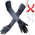 Hot Sale Stock Fashion Women Long Party Wedding Bride Gloves Satin Gloves Bridal Gloves