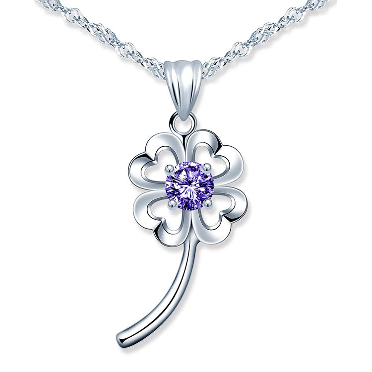 Fashion Jewelry 2021 Necklaces 925 Sterling Silver Lucky for Women