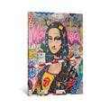 JZ Living Room Decor Abstract Canvas Print Street Art Pictures Graffiti Wall Poster Pop Art Mona Lisa Painting