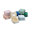 Wholesale Travel Velvet Jewelry Box Flannelette Portable Ring Earring Necklace Storage Box Custom Jewelry Box Organizer