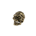 Brass Crafts Head Statue Umbrella Rope EDC Skull Jewelry Diy Pendant Jewelry.