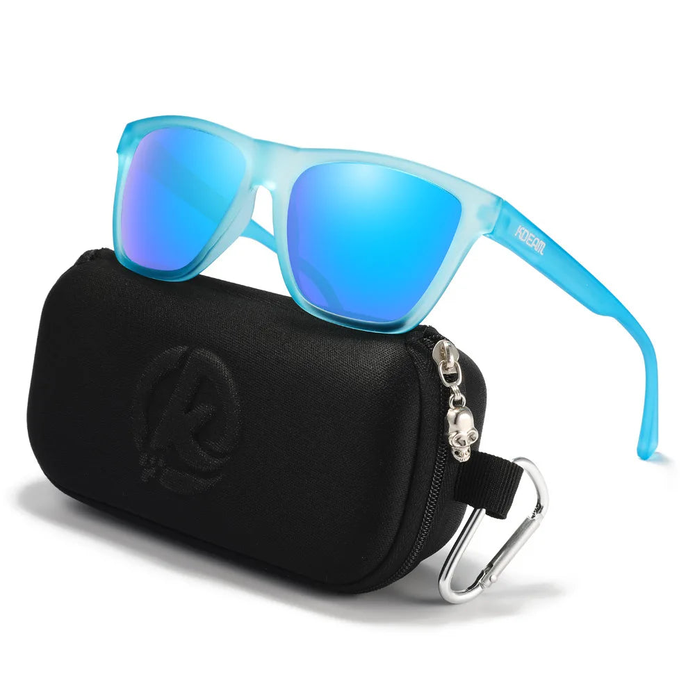 KDEAM TEXTURED and MATCH VARIOUS CLOTHES Sunglasses for Men Outdoor Driving Eyeglasses Shades Polarized Driving Oculos De Sol