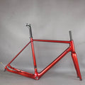 Custom Red Paint Full Carbon T700 Bottom Bracket BSA Maximum Tire 42C Carbon Gravel Frame GR029