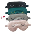 Silk Sleep Eye Cover Cute Lightweight Adjustable Eyeshade Mask Satin Night Eyeshade Covers for Women Men Sleep