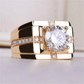 New Personalized Opening Adjustable Diamond Copper Ring Fashion Jewelry Rings for Men
