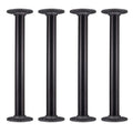 Simple Pipe Style Shelf Base Legs DIY Tubular Bench Table Bracket Legs for Furniture