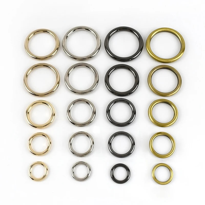 Deepeel BF318 15-50mm Bag Accessories Seamless Ring Connection Buckles Dog Clasp O Ring Buckle