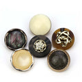Resin Combination One Holes Black Button Men and Woman Coat Windbreaker Suit Button