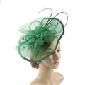 Elegant Organza Fascinator Net Yarn Retro Headdress Banquet Flower Bouquet Accessories Wedding Party