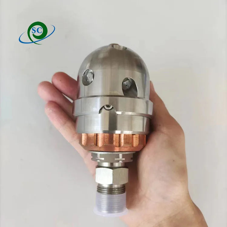 SS Rotating Pipe Cleaning ultra High Pressure Nozzle for Heat Exchanger Blockage Cleaning