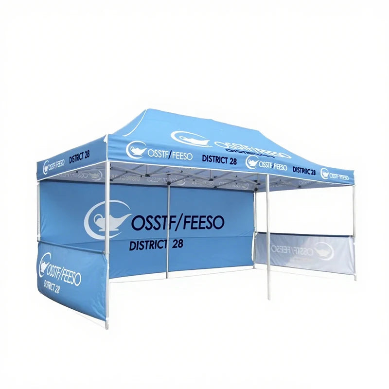 Custom Logo Tent Trade Shows Outdoor Advertising Branding Events Aluminum Frame 10x20 10x10FT  Oxford 600D Portable Free Design