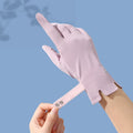 Summer Outdoor Driving Cycling Sunscreen Custom logo Women Protective Sun Gloves