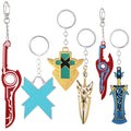 Newly Designed Game Cosplay Xenoblade Chronicles 2 Weapon Model Sword Keychain
