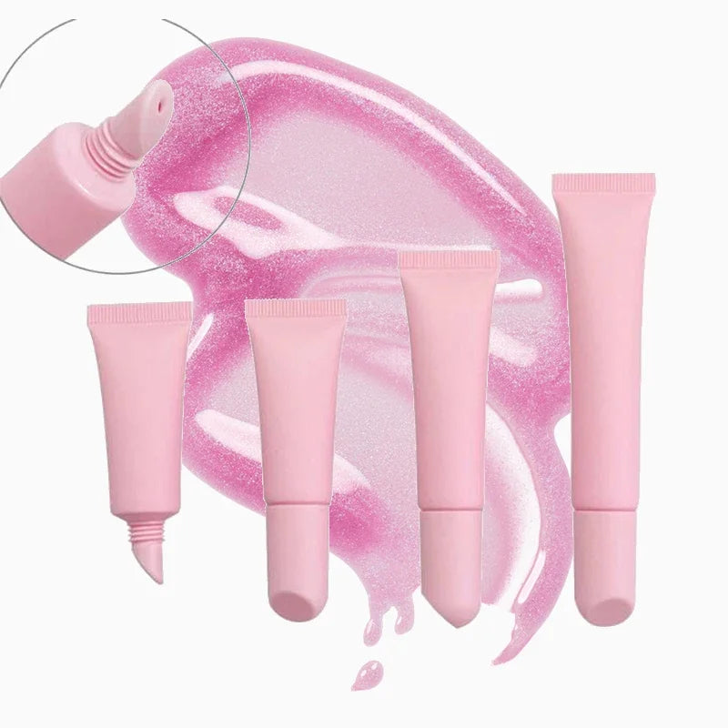 Low Price Clear White Black 5g 8g 10g Soft Empty Plastic Glitter Lip Balm Tube Label Custom Lip Gloss Squeeze Tubes With Logo