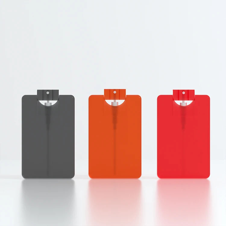 BORUI Custom Made 20ml Pocket Spray Bottle Credit Card Size Empty Plastic Pump Sprayer for Skin Care Serum