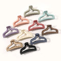 Korean Ins Plastic Fishtail Hair Clips Women Frosted Large Shark Clips Wash Face Matte HairPin for Girls
