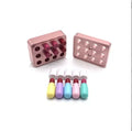 8.0 Small Sample Capsule Lipstick Tube Mold 12 Cavitites Aluminium Lip Balm Lipstick Filling Mold CNCRose Gold Silver Rose Gold
