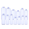 240ml 250ml 280ml 300ml 400ml 480ml 500ml 650ml 750ml 900ml 1L Large Flat Shoulder Bottle Recycled PET Bottles for Shower Gel