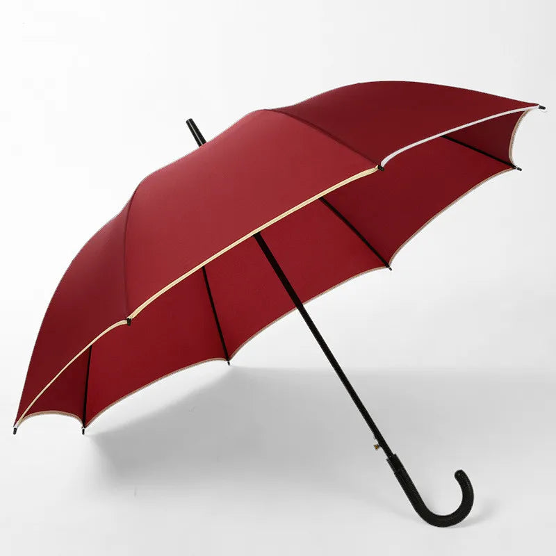 Good Quality Custom Logo Double Ribs Promotional Straight Umbrella Wholesale Cheap Advertising Umbrellas