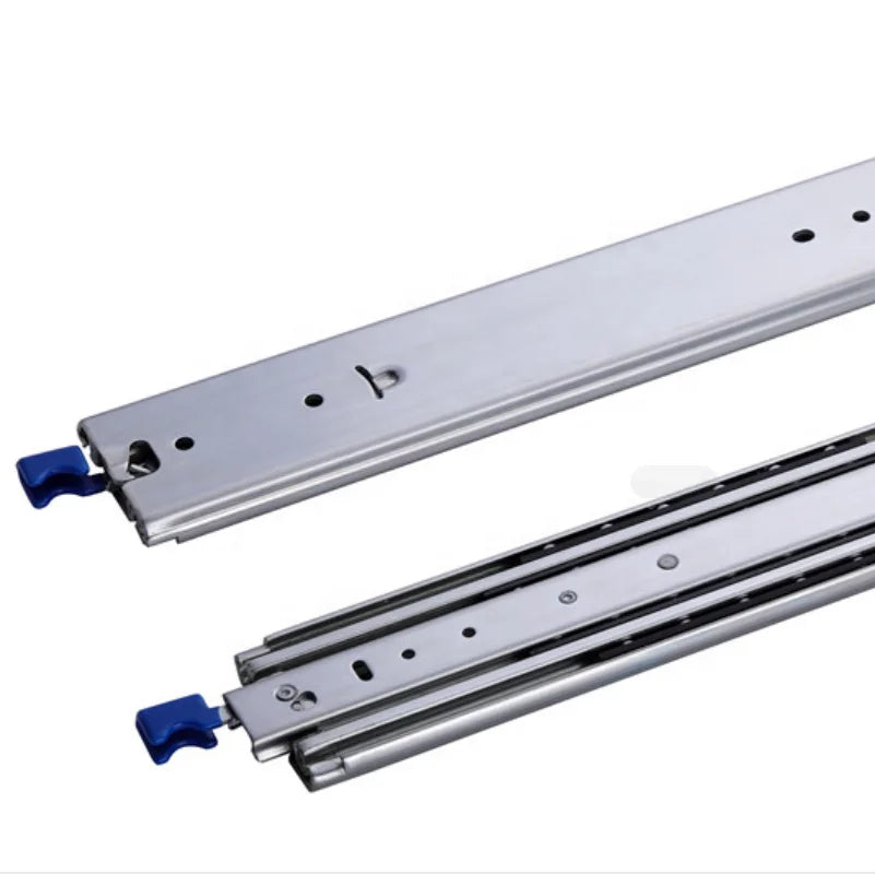 227kg OEM Custom Factory Full Extension Lock in Lock Out Locking Kitchen Heavy Duty Telescopic Drawer Slides for Industrial