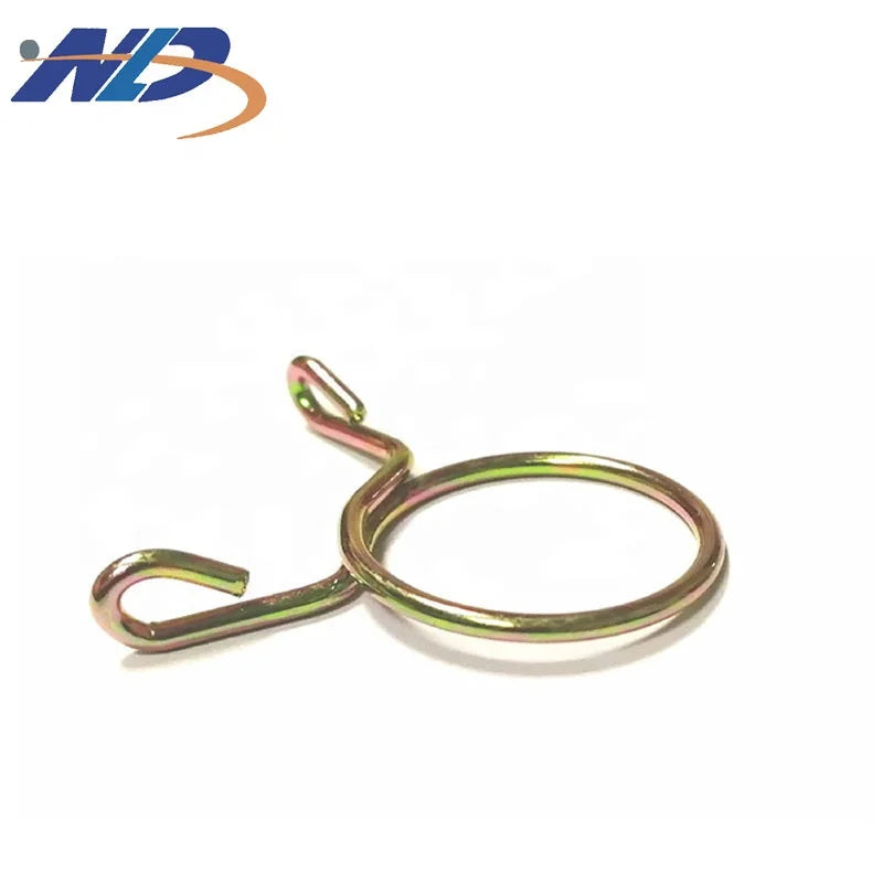 NLD Zinc Plated Steel Spring Band Type Squeeze Single Wire Automotive Adjustable Hose Clamp for Car Parts
