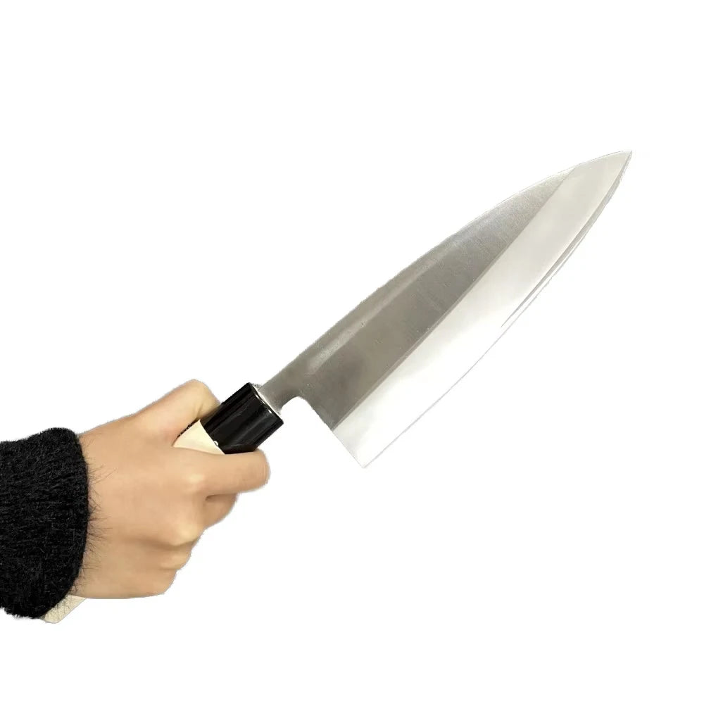 Japanese Fish Knife Factory Price Salmon Deba Knife with Wood Handle Sharp Chef Carving Salmon Knives for Kitchen Cooking