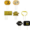 BAMBUS Color Paper Decoration Cocktail Tooth Picks Good Burger Printing Paper Toothpick Flag for Cake Decoration