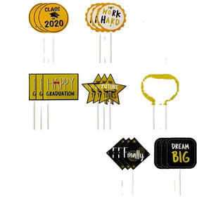 BAMBUS Color Paper Decoration Cocktail Tooth Picks Good Burger Printing Paper Toothpick Flag for Cake Decoration