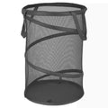 Strong Mesh Pop up Laundry Hamper Folding Laundry Basket with Handle