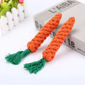 Kingtale Interactive Funny Dog Toy Durable Cotton Rope Chew Toy Squeaky for Training Playing Plush Balls Encased Bag for Rabbits
