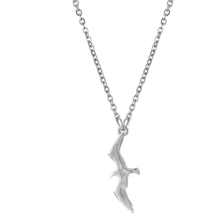 Hot Selling Reputation Lover Evermore Swiftie Taylor Necklace Fashion Swift Silver Seagull Necklace Earrings for Women Girls