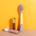 Gracedo 2025 Fashion New Listing Custom Logo Eco-Friendly Double-Ended Silicone Facial Mask Brush Spatula