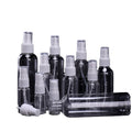 For Clear PET Plastic Face Mist Spray Bottles with Fine Sprayer 5ml 10ml 15ml Sizes Screen Printing & Pump Sealer