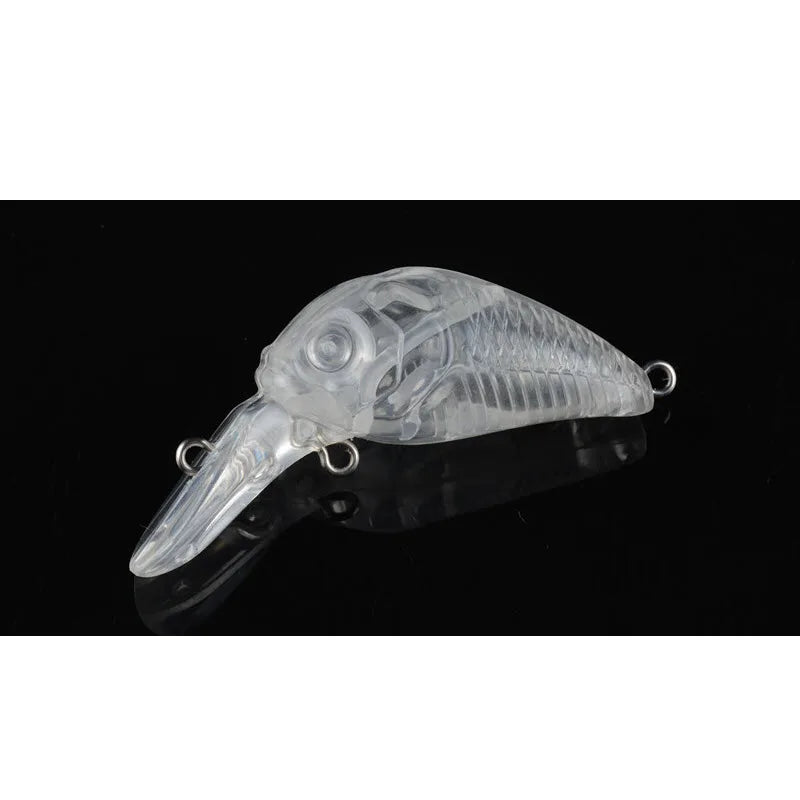 OEM Blanks Lures 6cm 6.6g Lure Blanks Unpainted Crankbait Fishing Lure Blanks