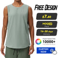 Factory Wholesale Knitted Sporty Cotton Men's Sports Tank Top Quick Dry Breathable Outdoor Running Training Basketball Gym Vest