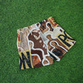 Fashion Design StreetWear Retro Vintage Tapestry Men's Shorts Jacquard Tapestry Handsewn Hot Short for Men