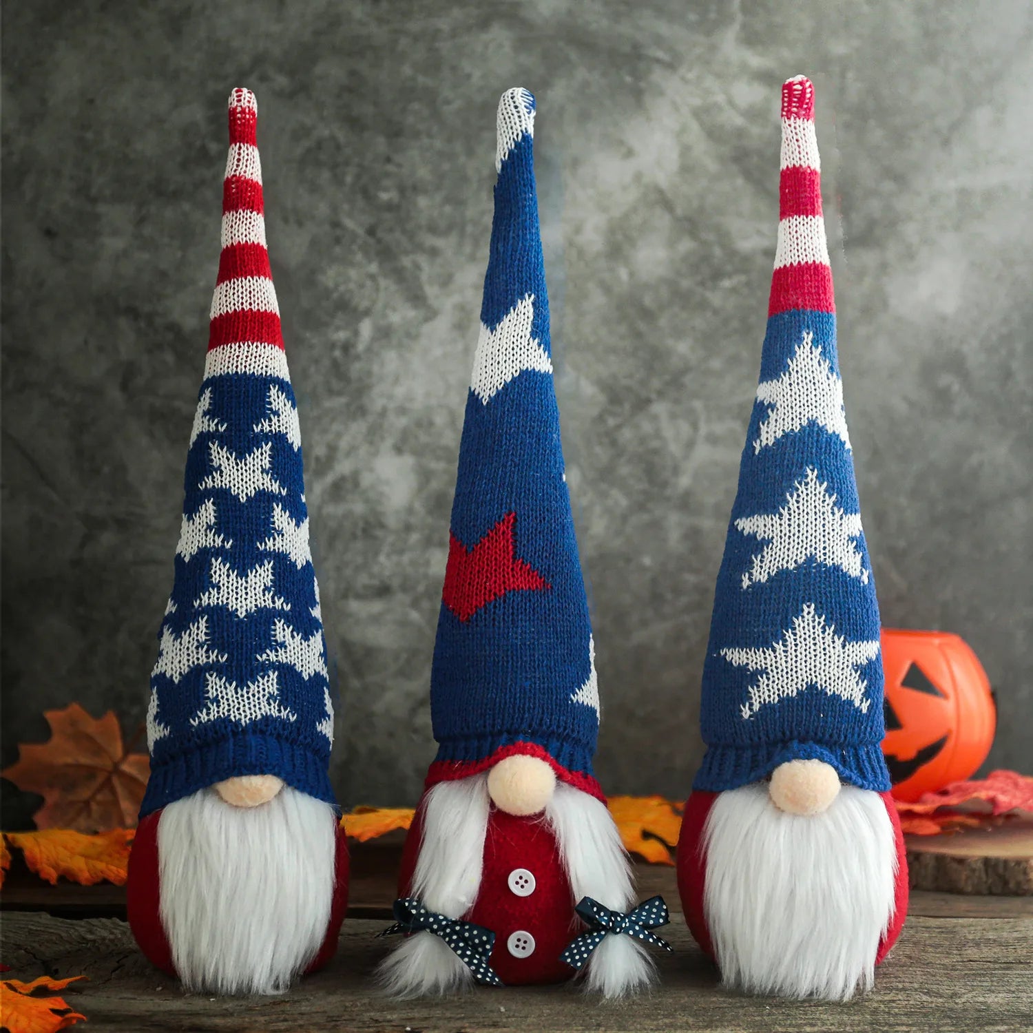 Wholesale USA Independence Day Patriotic Gnomes Christmas Decorations Cloth Plush 4th of July Decor Dolls