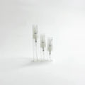 3ml 5ml 10ml Clear Tubular Spray Glass Perfume Bottle-Refillable Travel-Sized Sample Vials Leak-Proof Sprayer Screen Printed