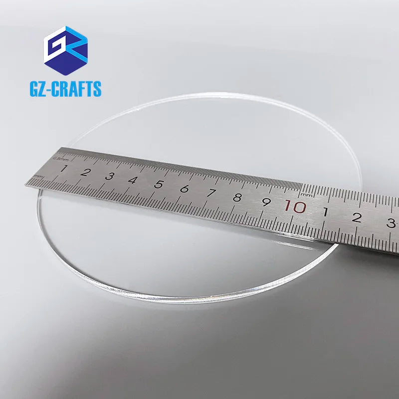 Round Lucite Circle Disks Clear Acrylic Discs 120mm