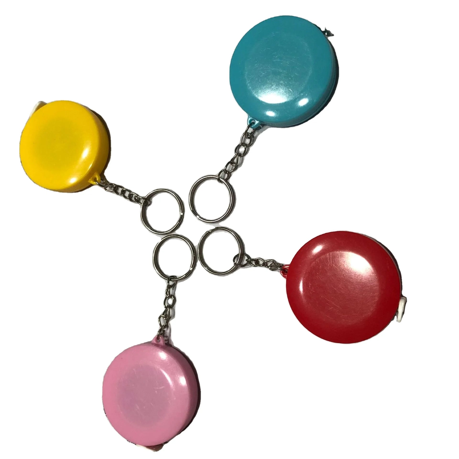Manufacturers Direct Sales of Colorful Key Ring1 Round Soft Ruler 1 .5 Meters Promotional Gifts Measuring Clothes Soft Ruler