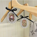 Custom Enterprise Logo DIY Flower-Shaped Wood Reed Diffuser Sets Long-Lasting Fragrance Car Air Freshener Pendant Promotional