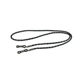 Adjustable Silicone Fastening Ring Braided Leather Sunglass Cord with Fastener Eyeglasses Cases & Bags