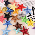 Wholesale Embroidery Patch Customizable Patches Multicolor Embroidered Small Star Iron on Patch for Hat Clothing