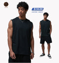 TITI Streetwear Custom logo Undershirt Gym Workout Sleeveless T-shrit Vest Men Stringer White tank Top