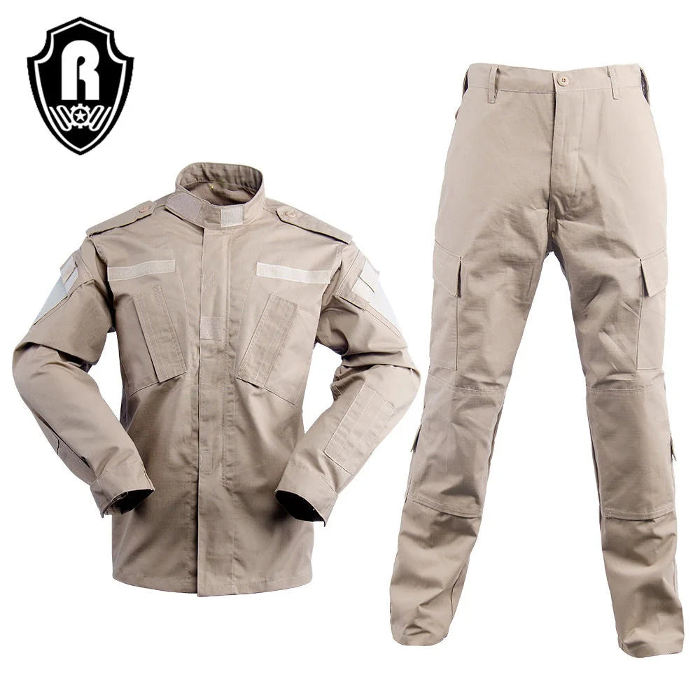 Roewe Outdoor Tactical Uniform Best Seller ACU Camouflage Khaki Uniform