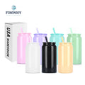 Fonwhy 16oz Stainless Steel Travel Mugs Double Wall Insulated with for Colorful Sublimation Customized Design Travel Use