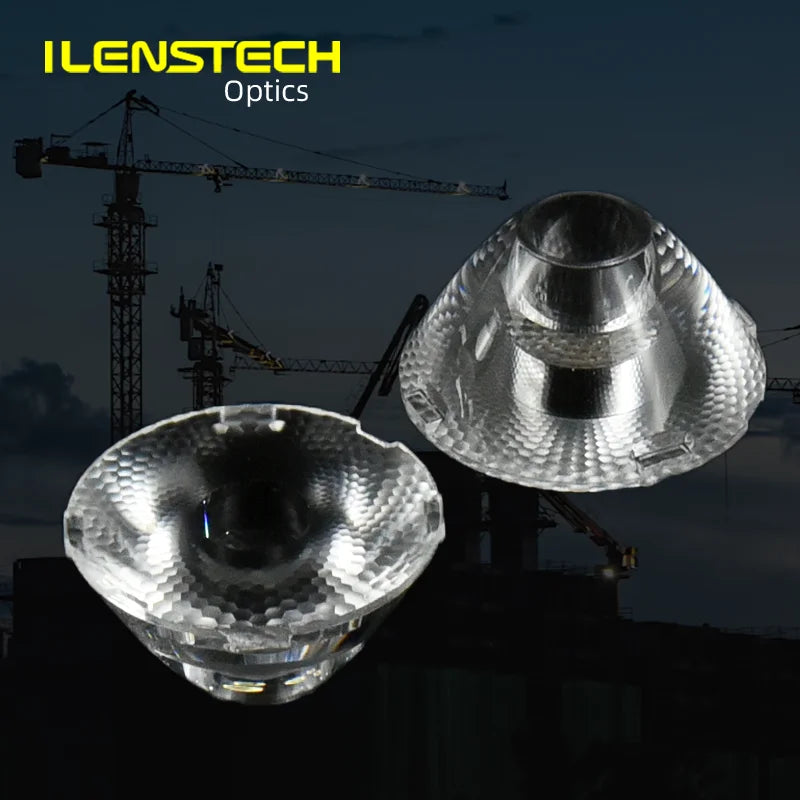 24mm Led Lens for Wall Washer Lighting / ILENSTECH New Secondary Optics