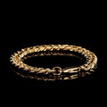 NUOYA Hip Hop Jewelry Cuban Bracelet Gift for Men Silver Gold Plated Stainless Steel Cuban Link Bracelet