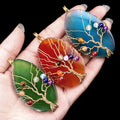 Exquisite Chakela Stone Gold Wrap Wire Life Tree Pendant Natural Agate Stone Fashional Accessory for DIY Decoration