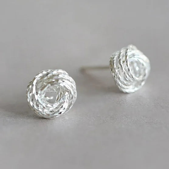 REETI 2021 Elegant Wedding Jewelry 925 Sterling Silver Wire Stud Earrings for Women Trendy Engagement Anniversary Party Gift